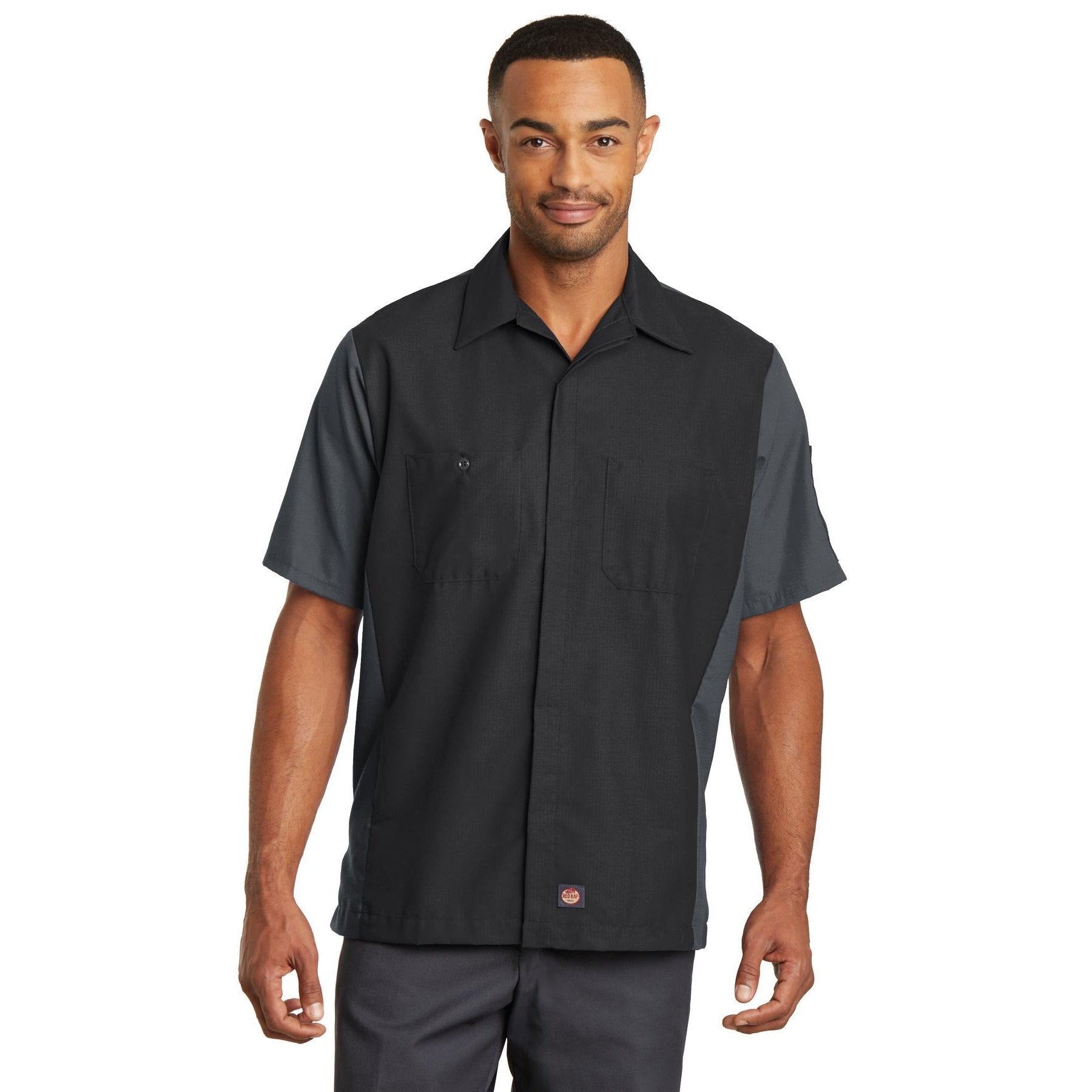 Red Kap-Red Kap® Short Sleeve Ripstop Crew Shirt. SY20-MedTech-1